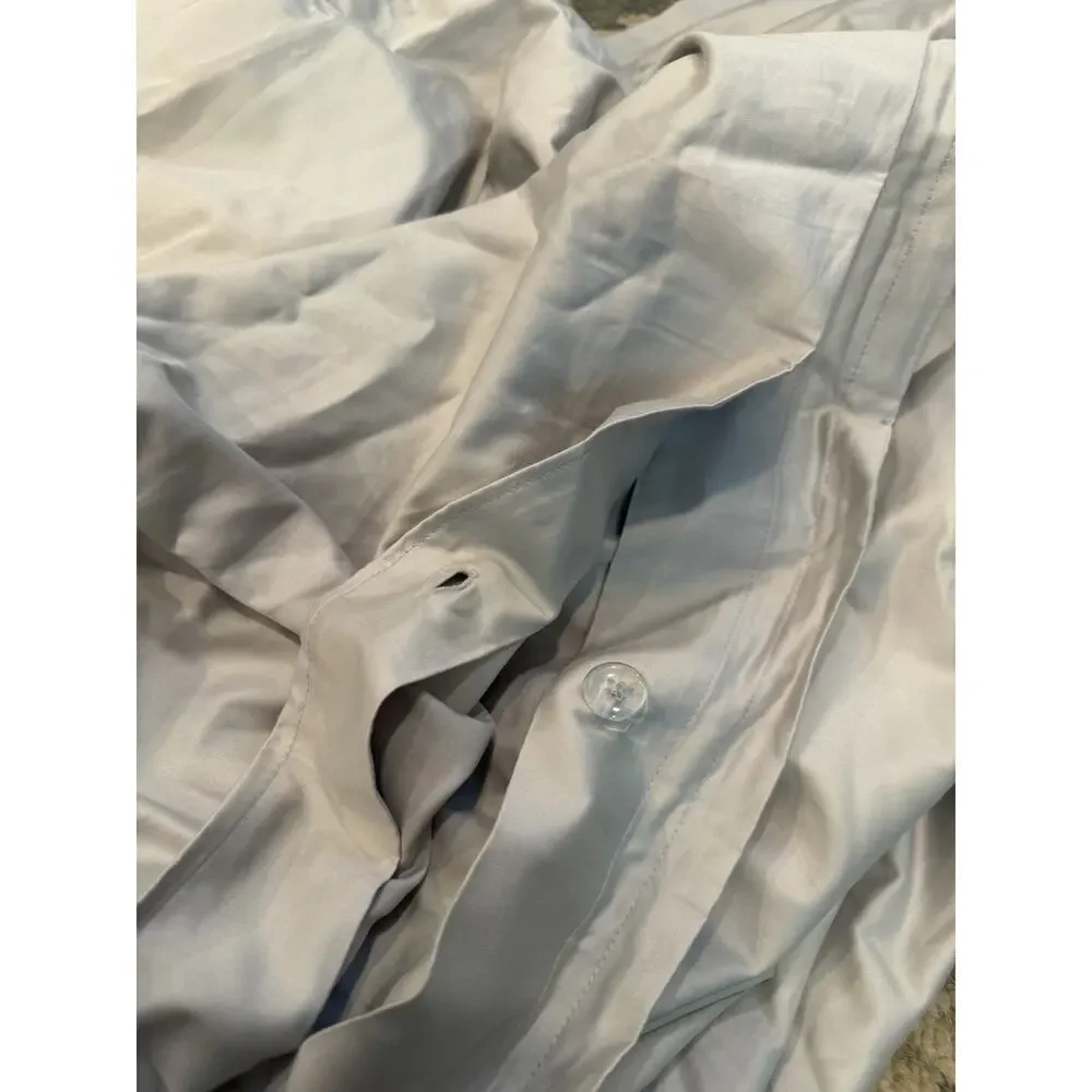 Nordstrom 400 Thread Count 100% Cotton Duvet Cover Pillow Cases Queen NWT